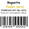 BAGUETTE SAUV POULET CURRY -(25450)