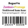 BAGUETTE SAUV JAMBON FROMAGE -(25445)